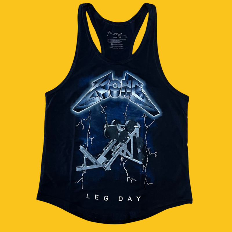 PLAYERA OLIMPICA LEG DAY PRENSA KONG CLOTHING