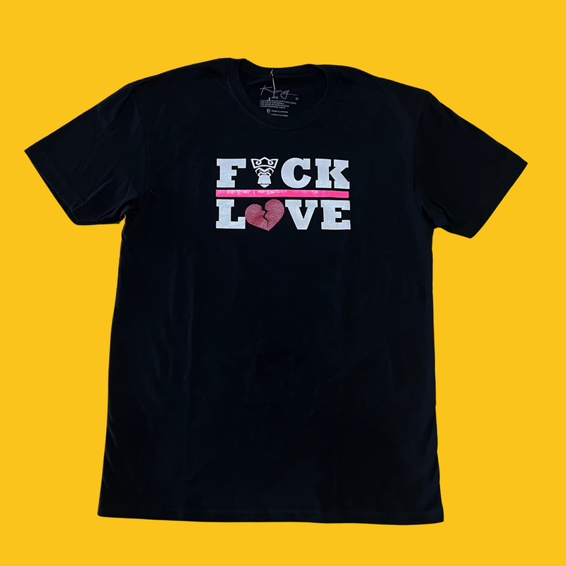 PLAYERA FUCK LOVE MANGA CORTA KONG CLOTHING