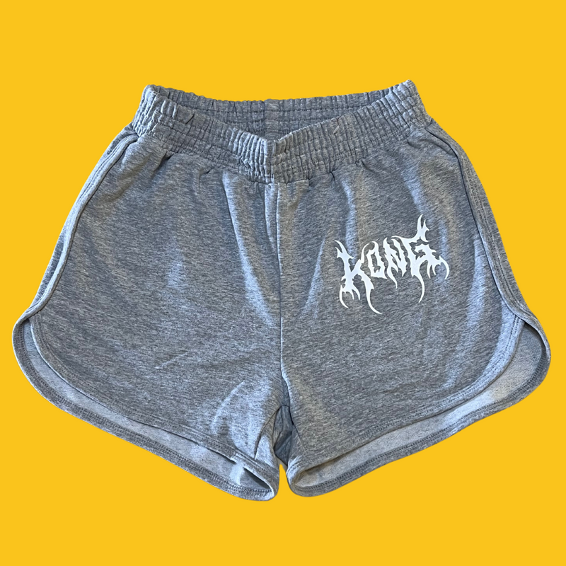 SHORT DEPORTIVO CORTO PARA MUJER GRIS CLARO KONG CLOTHING