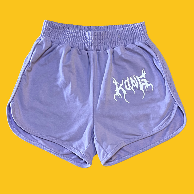 SHORT DEPORTIVO CORTO PARA MUJER LILA KONG CLOTHING