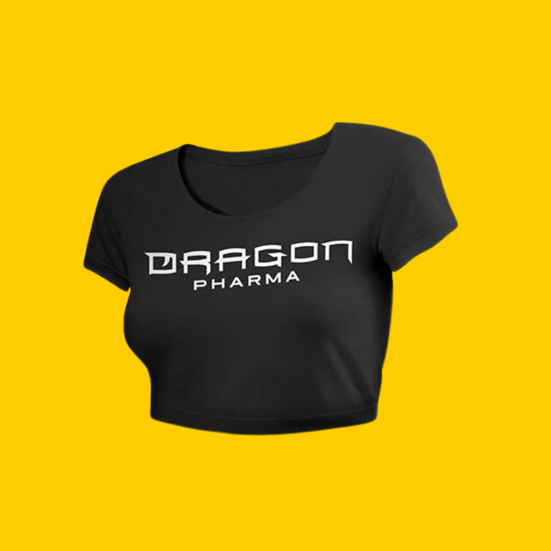 TOP CORTO ESSENTIAL NEGRO DRAGON PHARMA