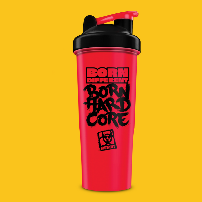 BORN DIFFERENT BORN HARDCORE SHAKER ROJO 30 OZ 1 LITRO MUTANT