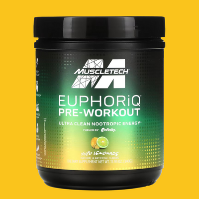 EUPHORIQ PREWORKOUT NOOTROPIC CON PARAXANTINA 20 SERV MUSCLETECH