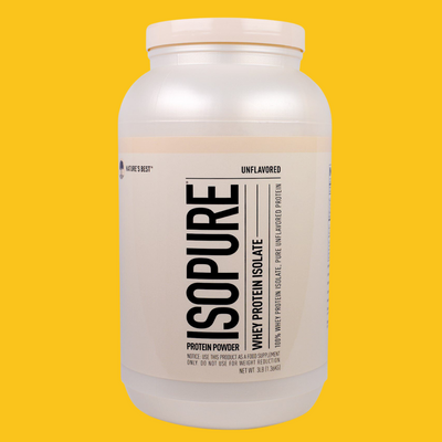 ISOPURE WHEY UNFLAVORED (SIN SABOR) 3 LBS NATURES BEST