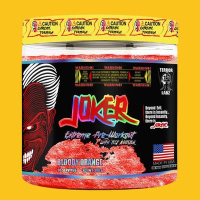 JOKER EXTREME PRE WORKOUT WITH TEST BOOSTER 30 SERV TERROR LABZ