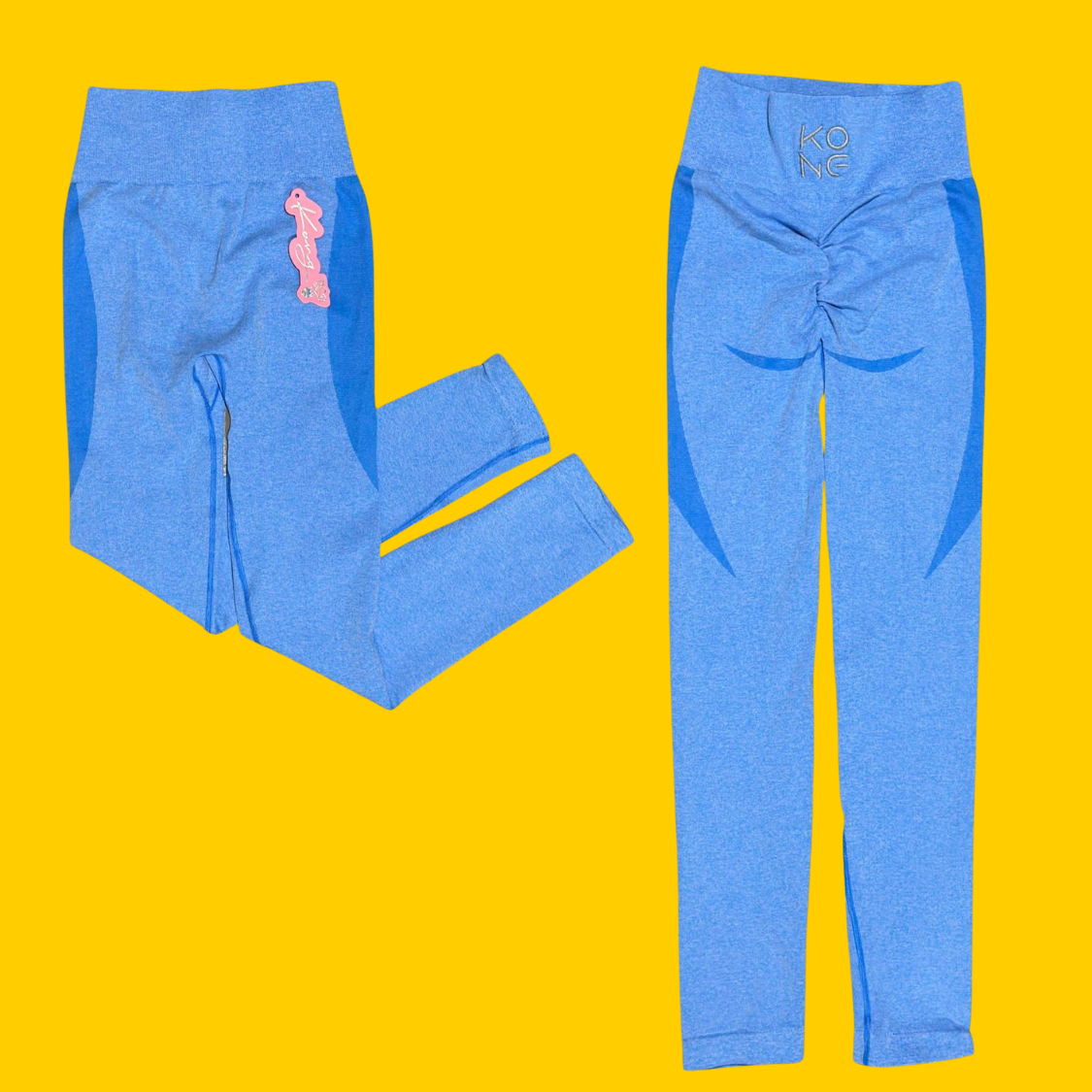 LEGGINS JASPE AZUL PARA MUJER  UNITALLA KONG CLOTHING