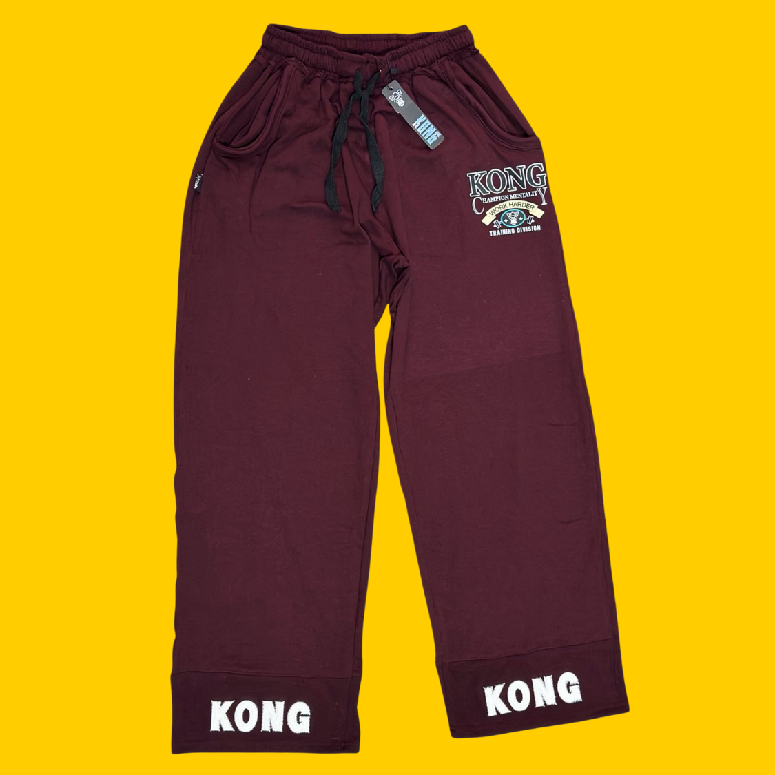 PANS CARGO DAMA CHAMPION MENTALLITY TINTO KONG CLOTHING