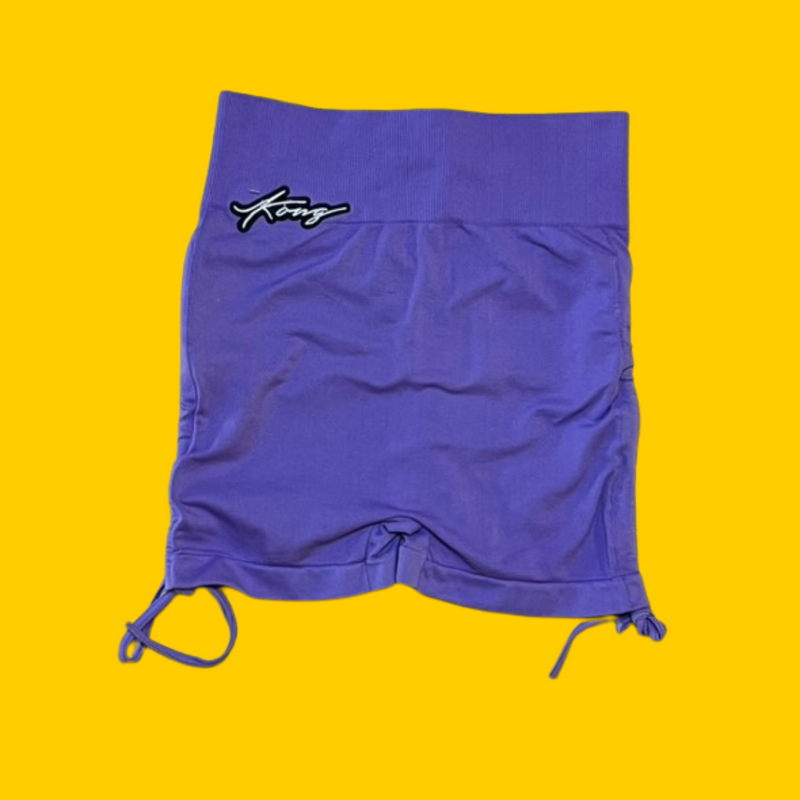 SHORT CORTO RESOLTE LILA UNITALLA KONG CLOTHING