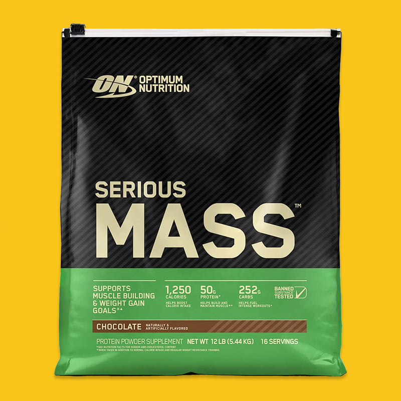 SERIOUS MASS 12 LBS OPTIMUM NUTRITION - SDMsuplementos.com