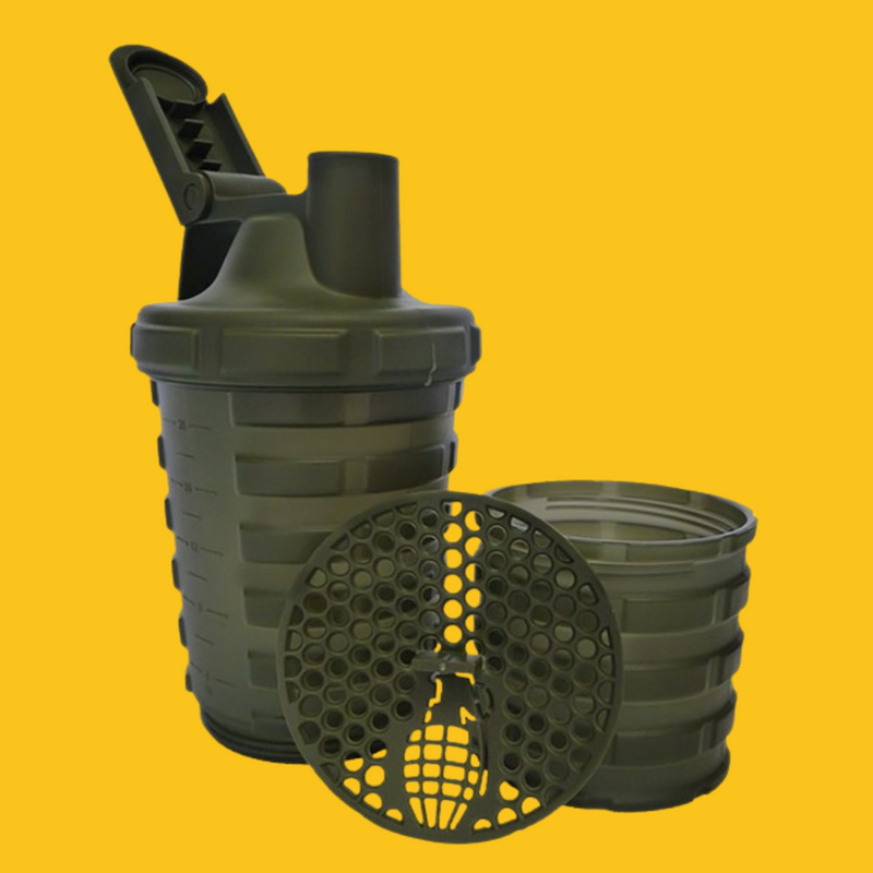 SHAKER 20 OZ CON COMPARTIMIENTOS GRENADE - SDMsuplementos.com