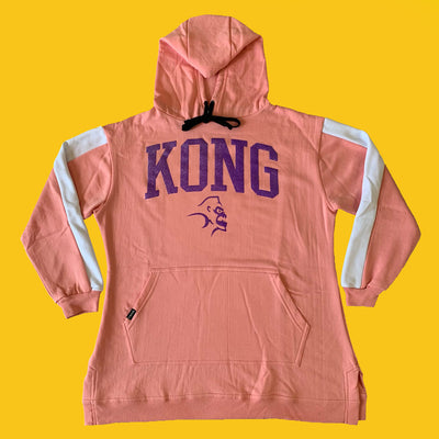 SUDADERA LARGA DEPORTIVA ROSA DAMA KONG CLOTHING