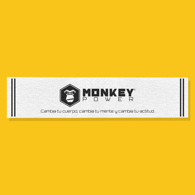 TOALLA XXL BLANCA MONKEY POWER