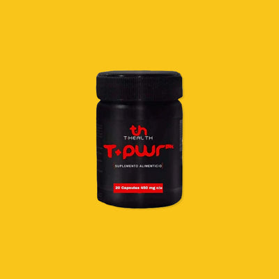 T POWER MAX 20 CAPS PRECURSOR DE TESTOSTERONA Y LIBIDO T HEALTH - SDMsuplementos.com