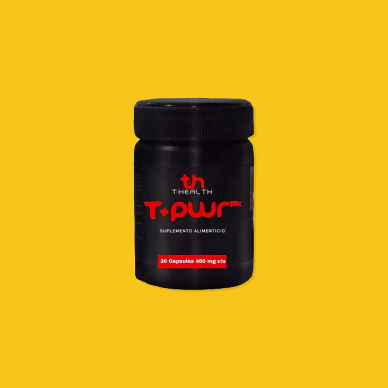 T POWER MAX 20 CAPS PRECURSOR DE TESTOSTERONA Y LIBIDO T HEALTH - SDMsuplementos.com