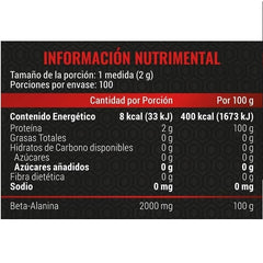 BETA ALANINA 200 GMS ADVANCE NUTRITION
