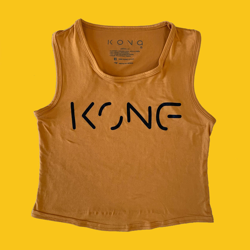 CAMISETA TOP MOSTAZA UNITALLA KONG CLOTHING