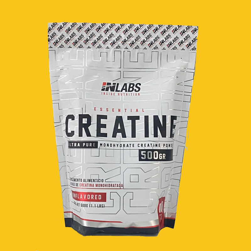 CREATINA MONOHIDRATADA 500 GMS BOLSA SIN SABOR INLABS NUTRITION