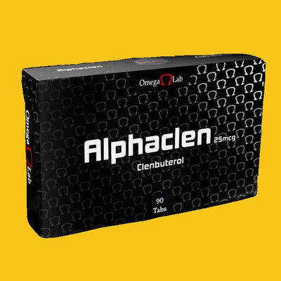ALPHACLEN CLEMBUTEROL 25 MCGR 90 TABS OMEGA LABS