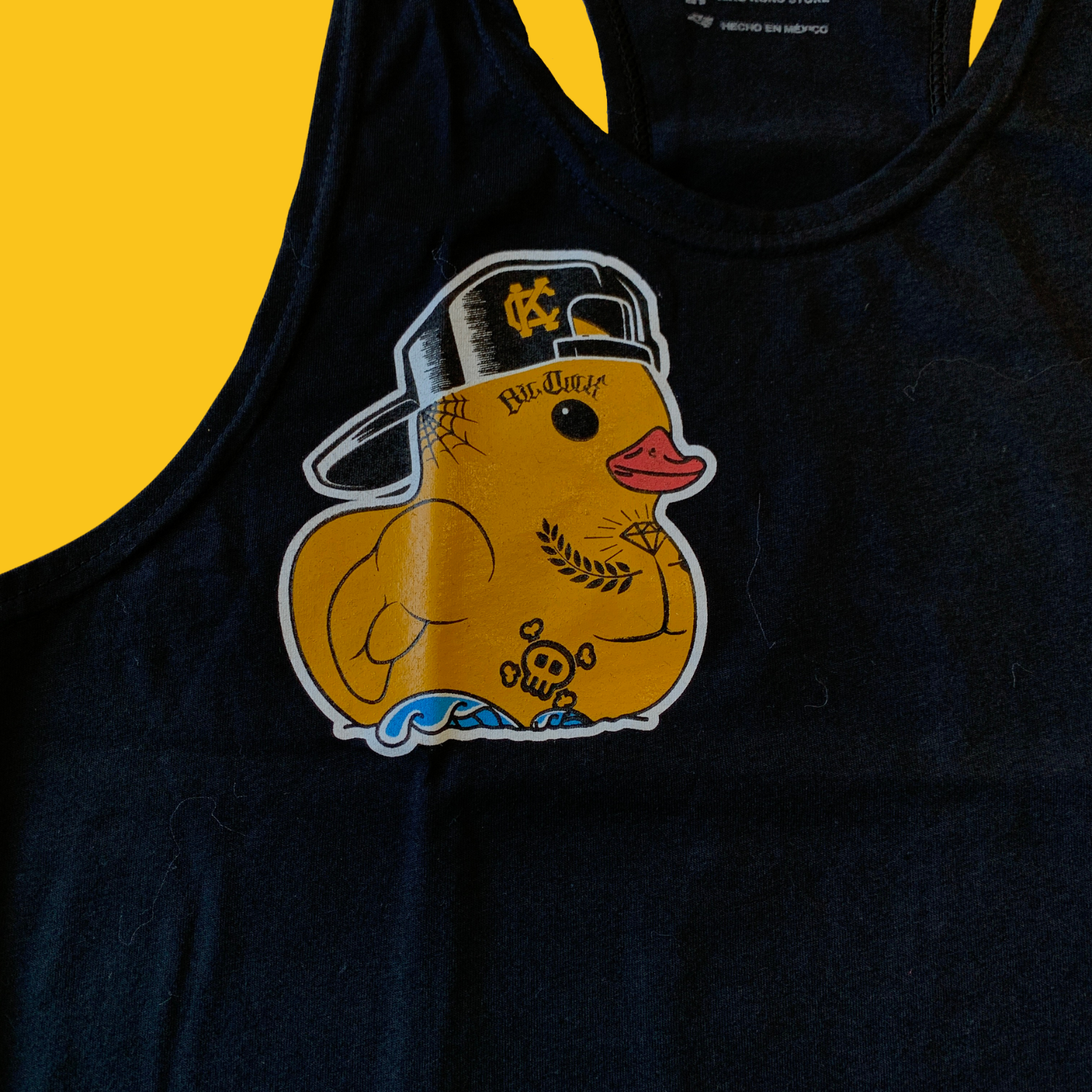 PLAYERA OLIMPICA BAD PATITO NEGRA KONG CLOTHING