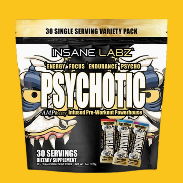 PSYCHOTIC GOLD 30 STICKS SERV VARIETY BAG INSANE LABZ 