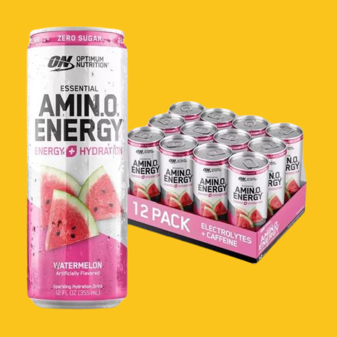 12 PACK DE AMINO ENERGY + ELECTROLYTES BEBIBLE OPTIMUM NUTRITION