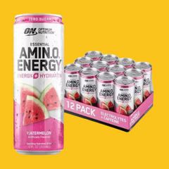 12 PACK DE AMINO ENERGY + ELECTROLYTES BEBIBLE OPTIMUM NUTRITION