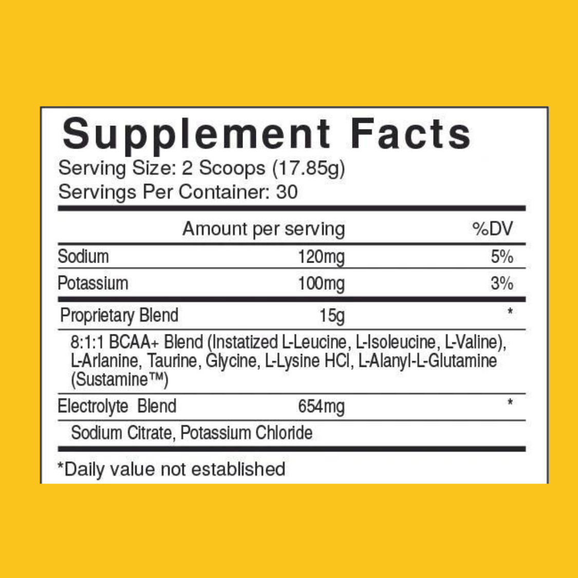 BCAA SUPREME 30 SERV USP LABS