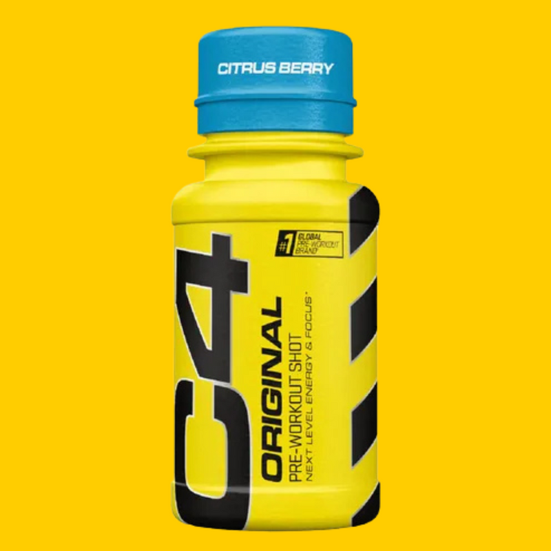SHOT DE PRE ENTRENO C4 ENERGY 60ML CITRUS BERRY INDIVIDUAL CELLUCOR