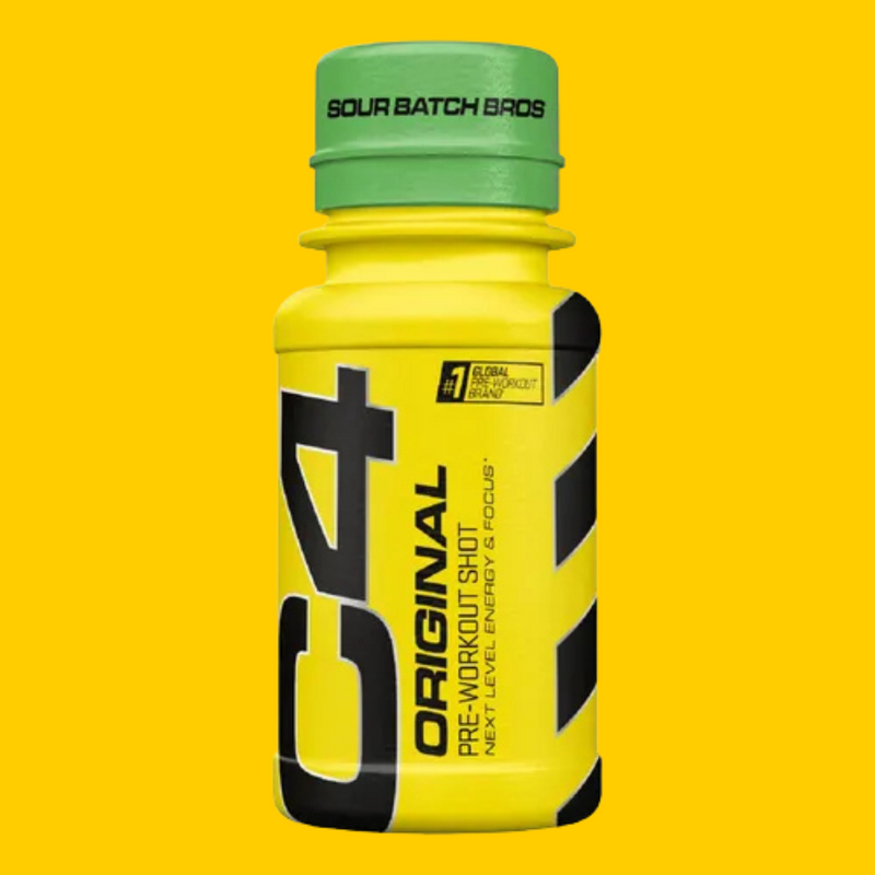 SHOT DE PRE ENTRENO C4 ENERGY 60ML SOUR BATCH BROS INDIVIDUAL CELLUCOR