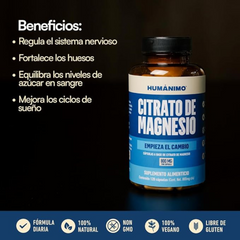 CITRATO DE MAGNESIO 120 TABS HUMÁNIMO