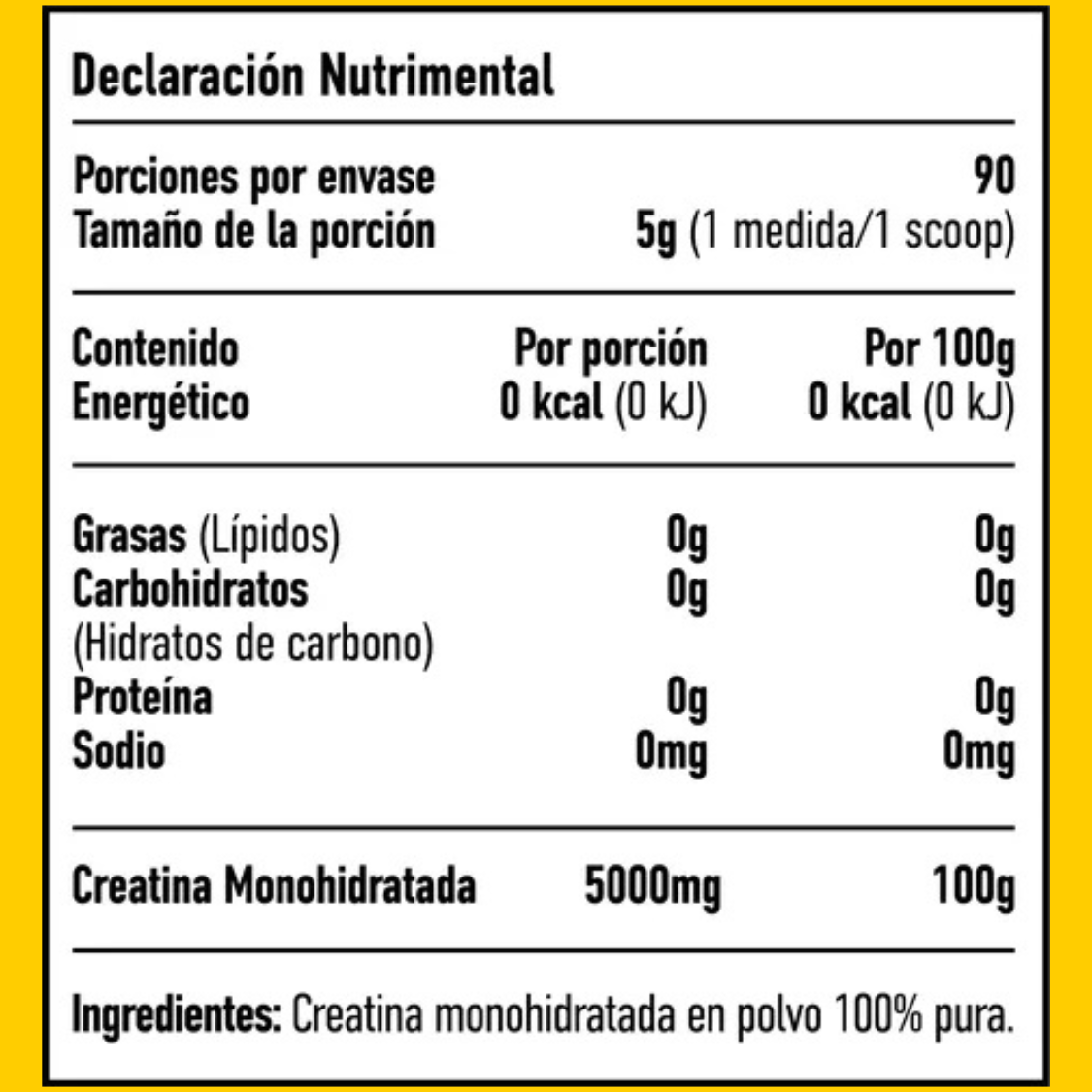 CREATINA MONOHIDRATADA 450GMS HUMÁNIMO