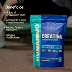 CREATINA MONOHIDRATADA 450GMS HUMÁNIMO