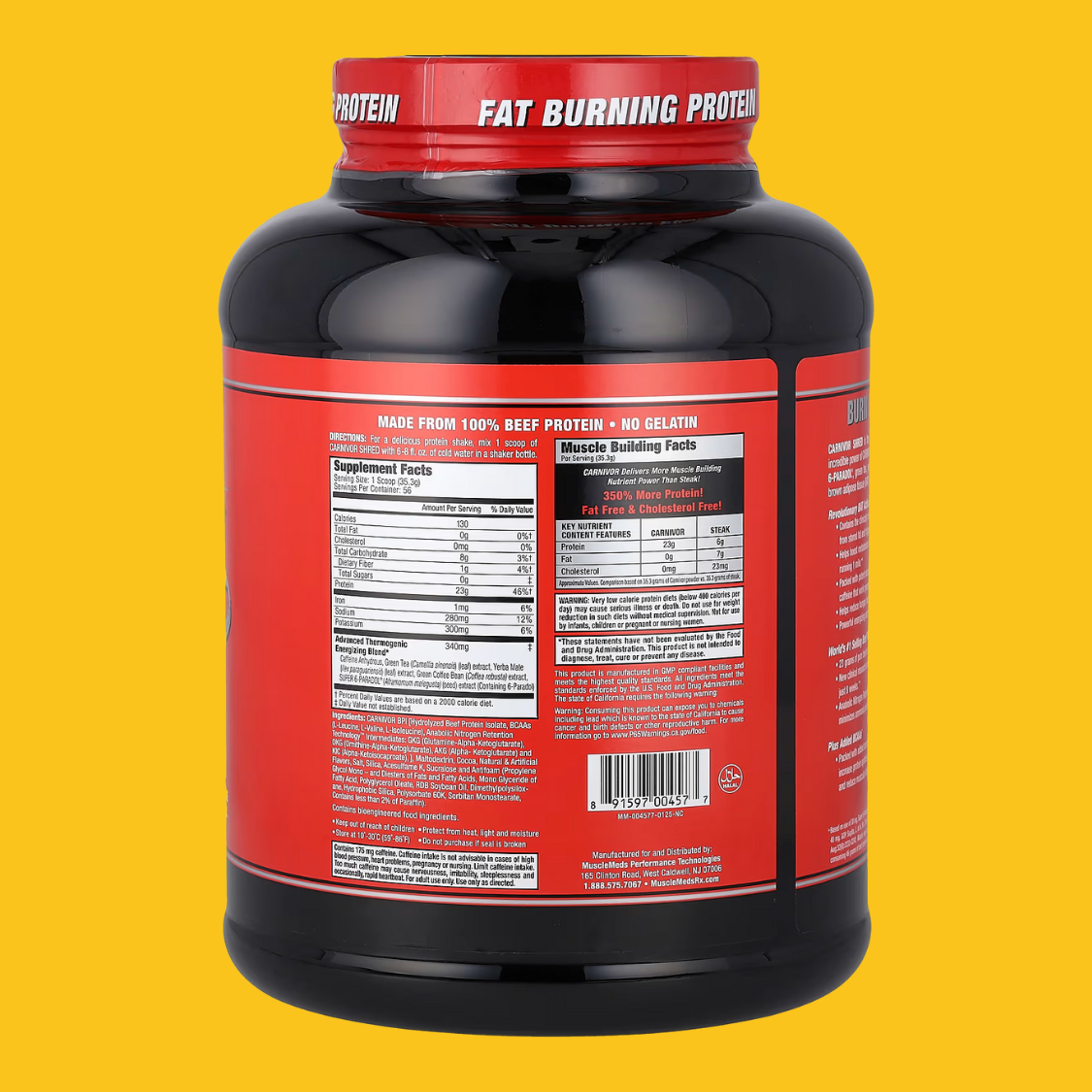 CARNIVOR SHRED 4.5 LBS HIDROLIZADA MUSCLEMEDS - SDMsuplementos.com