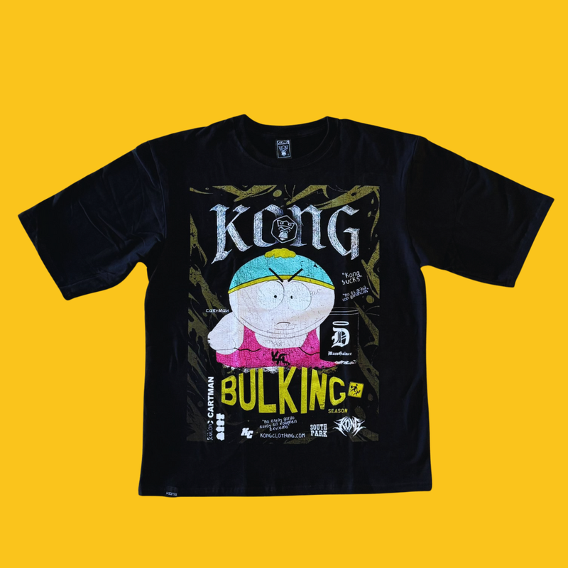 PLAYERA OVERSIZE CARTMAN ANTICARDIO CLUB SOUTH PARK KONG CLOTHING