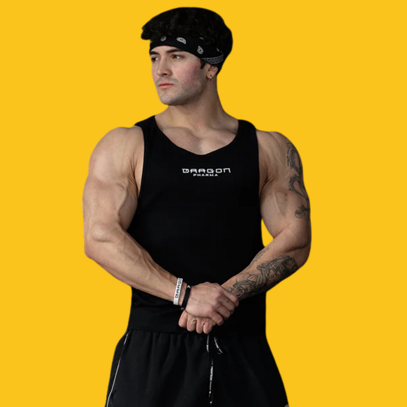 DRAGON MUSCLE TANK - 2 PACK BLANCO Y NEGRO DRAGON PHARMA