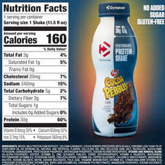 12 PACK DE DYMATIZE PROTEIN SHAKE 11.5 OZ DYMATIZE