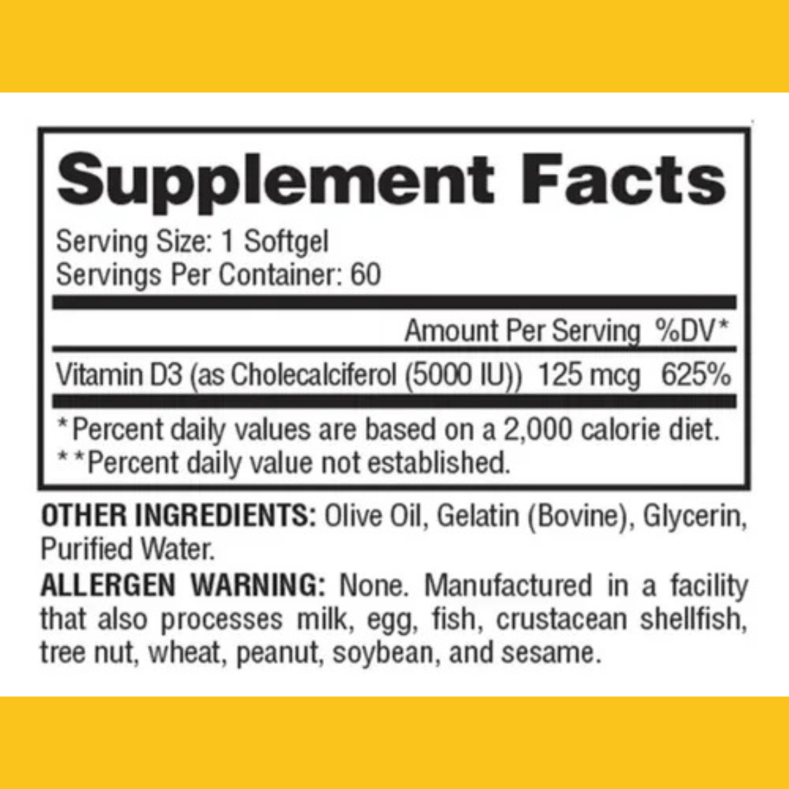 VITAMINA D3 125MCG 60 CAPSULAS EVOGEN