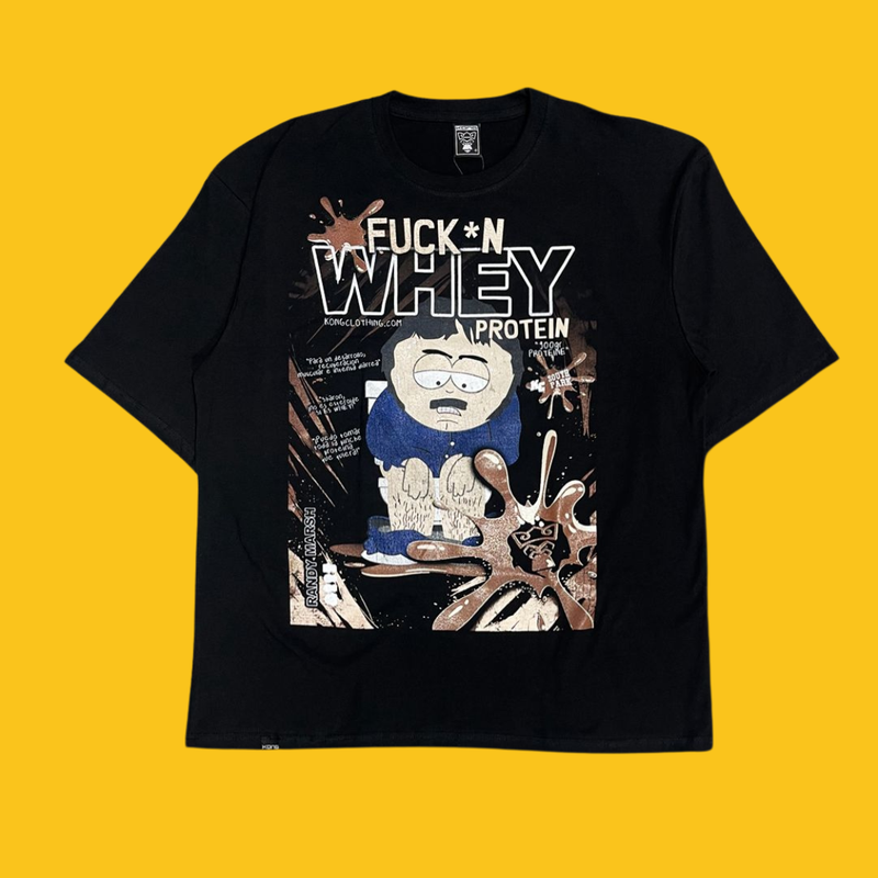 PLAYERA OVERSIZE FUCK*N WHEY RANDY MARSH SOUTH PARK KONG CLOTHING