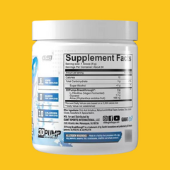 GIANT PUMP 30 SERV NON STIM PRE WORKOUT