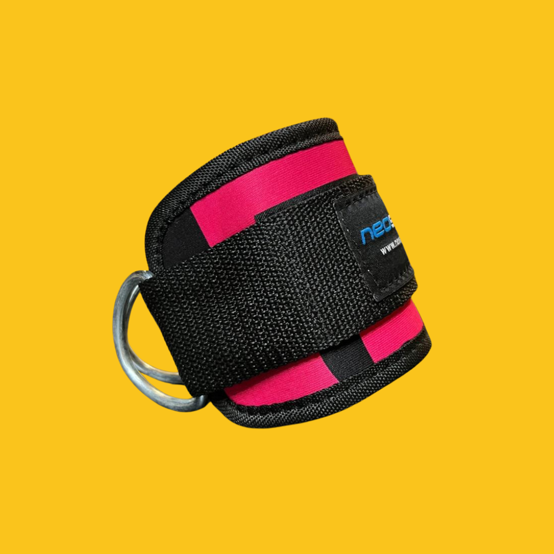 GRILLETES CORREAS NEGRO CON ROSA NEOSPORTS