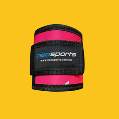 GRILLETES CORREAS NEGRO CON ROSA NEOSPORTS