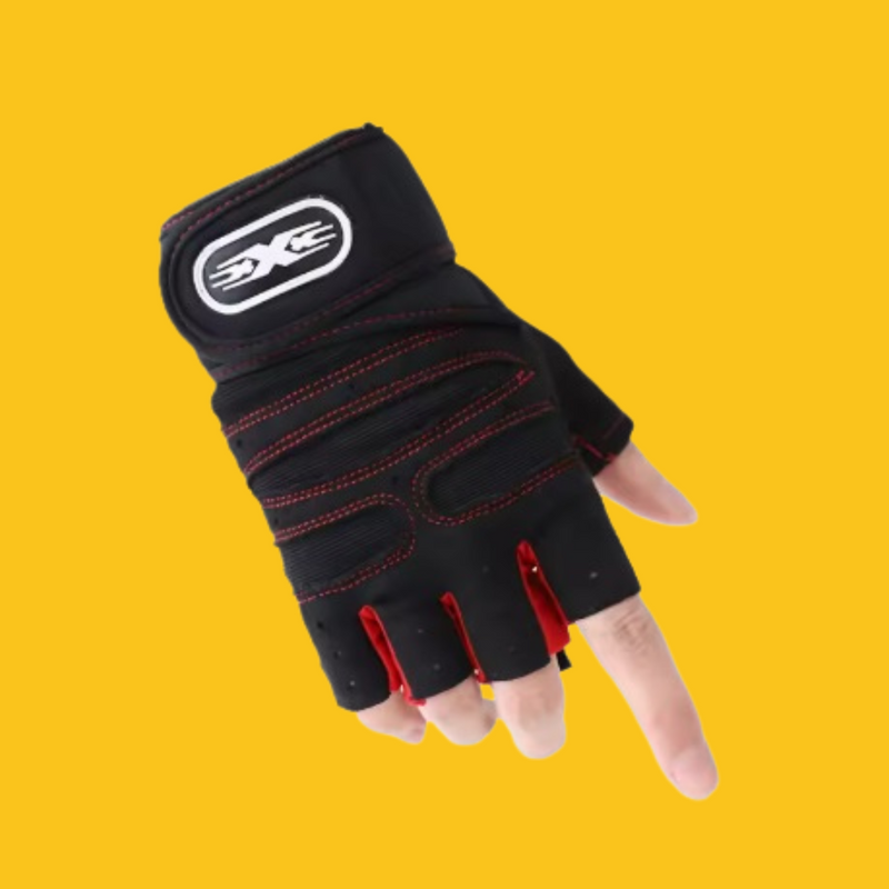 GUANTES DEPORTIVOS CON MUÑEQUERA GLOVES SPORT GEAR