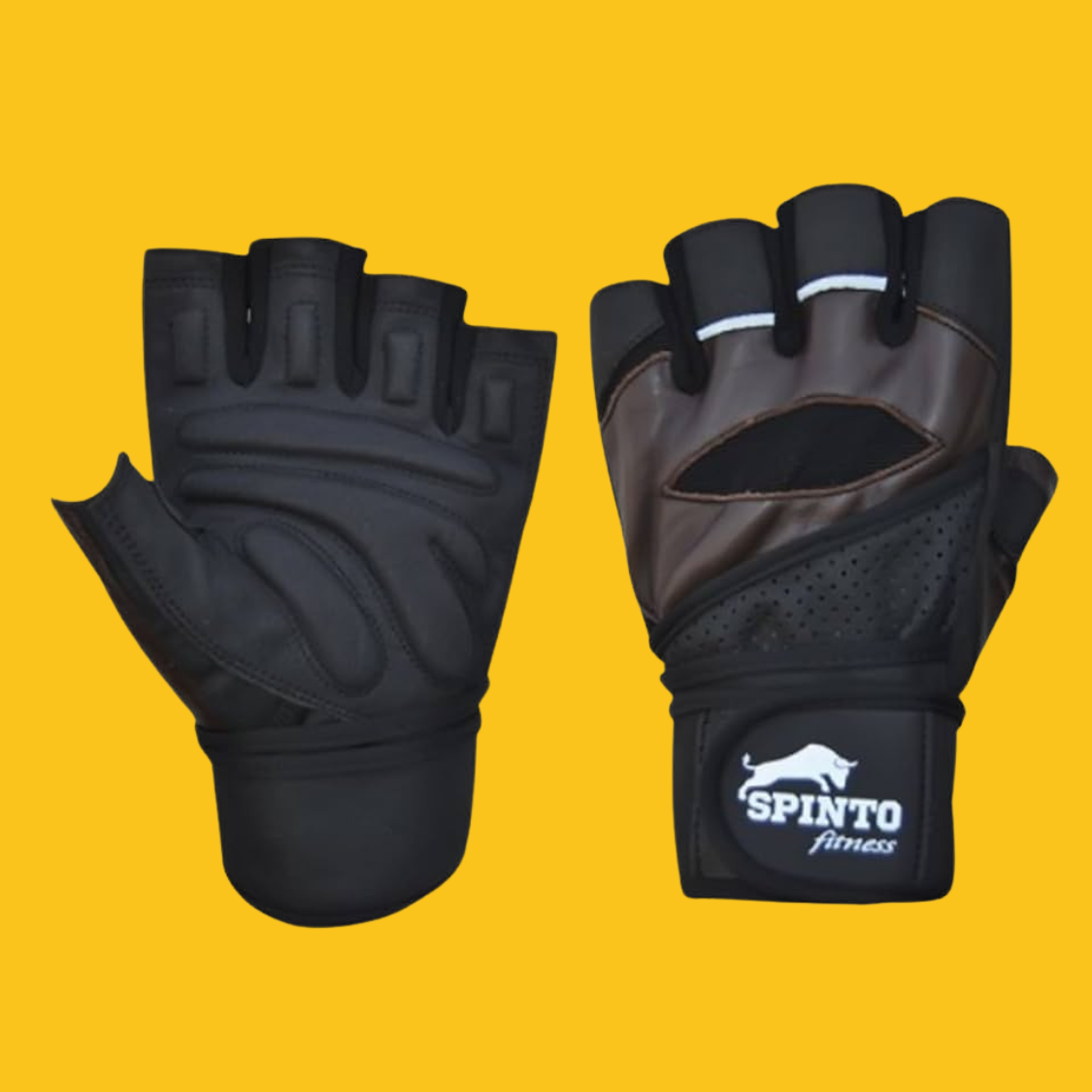 GUANTES DEPORTIVOS CON MUÑEQUERA SPINTO FITNESS