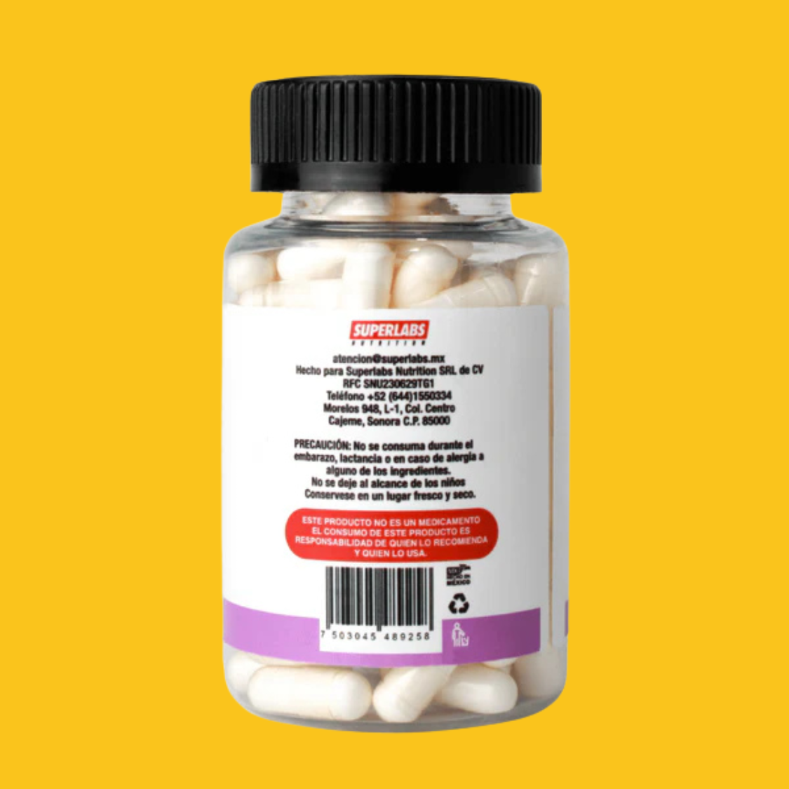 INOSITOL 500 MG 100 CAPS SUPERLABS NUTRITION - SDMsuplementos.com