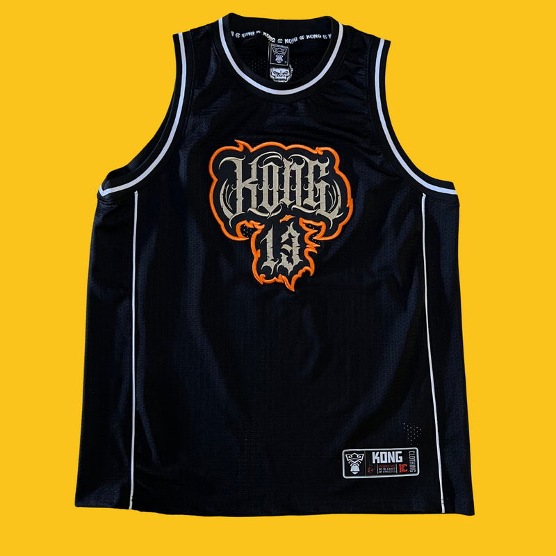 JERSEY KONG 13 NEGRA CON BLANCO KONG CLOTHING
