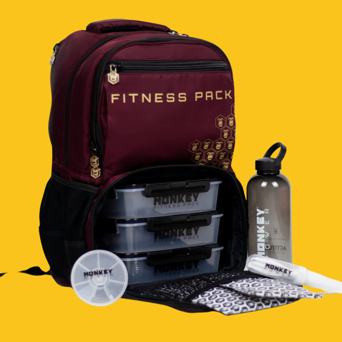 MOCHILA FITNESS PACK GOLD WINE MONKEY POWER ENVIO GRATIS