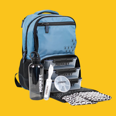 MOCHILA FITNESS PACK LIGTH BLUE MONKEY POWER ENVIO GRATIS