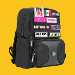 MOCHILA STICKERS PATCH MONKEY POWER
