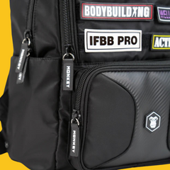 MOCHILA STICKERS PATCH MONKEY POWER