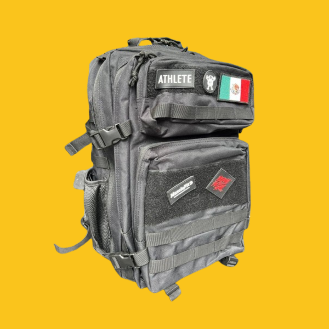 MOCHILA TACTICA FIT NEGRA MUCLEFIT